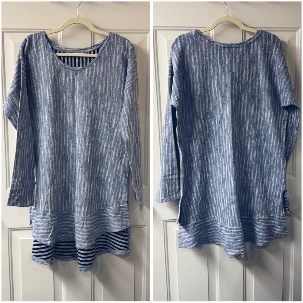 SOFT SURROUNDINGS striped tunic
